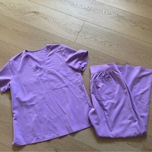 Figs Lilac Scrub Set